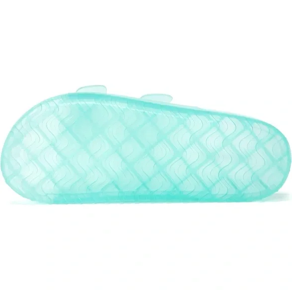 🍉 NWT | NIB • FUNKYMONKEY Women's “Jelly” Sandals • W7 • Aqua/blue - Picture 6 of 16